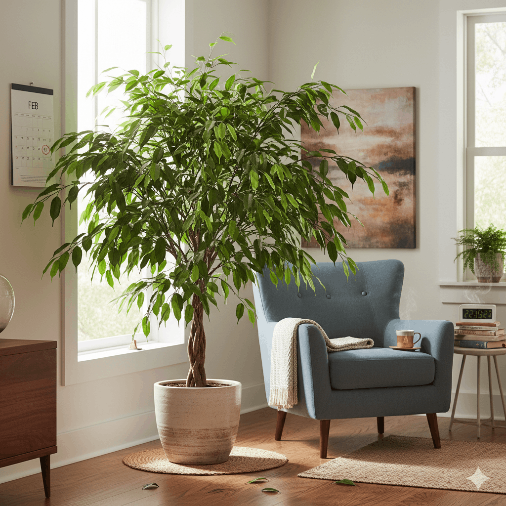 Pflanze Wohnung Birkenfeige als Zimmerpflanze – eine Übersicht