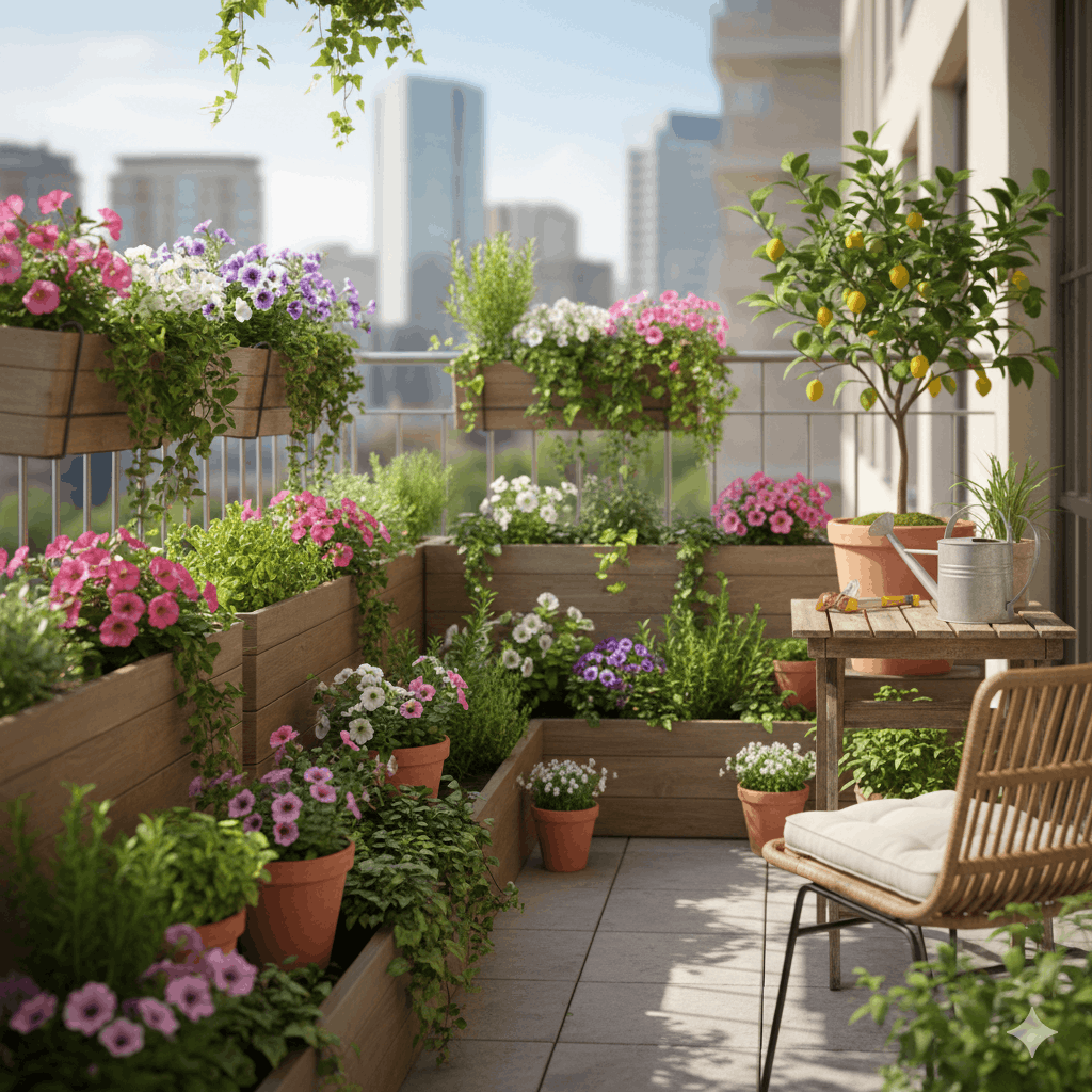 Balkongarten Ideen und Trends 2026