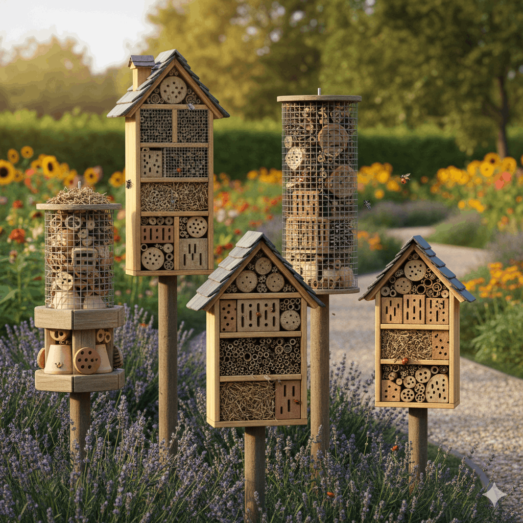 Insektenhotel Garten Ideen 2026 Artenvielfalt fördern und gestalten