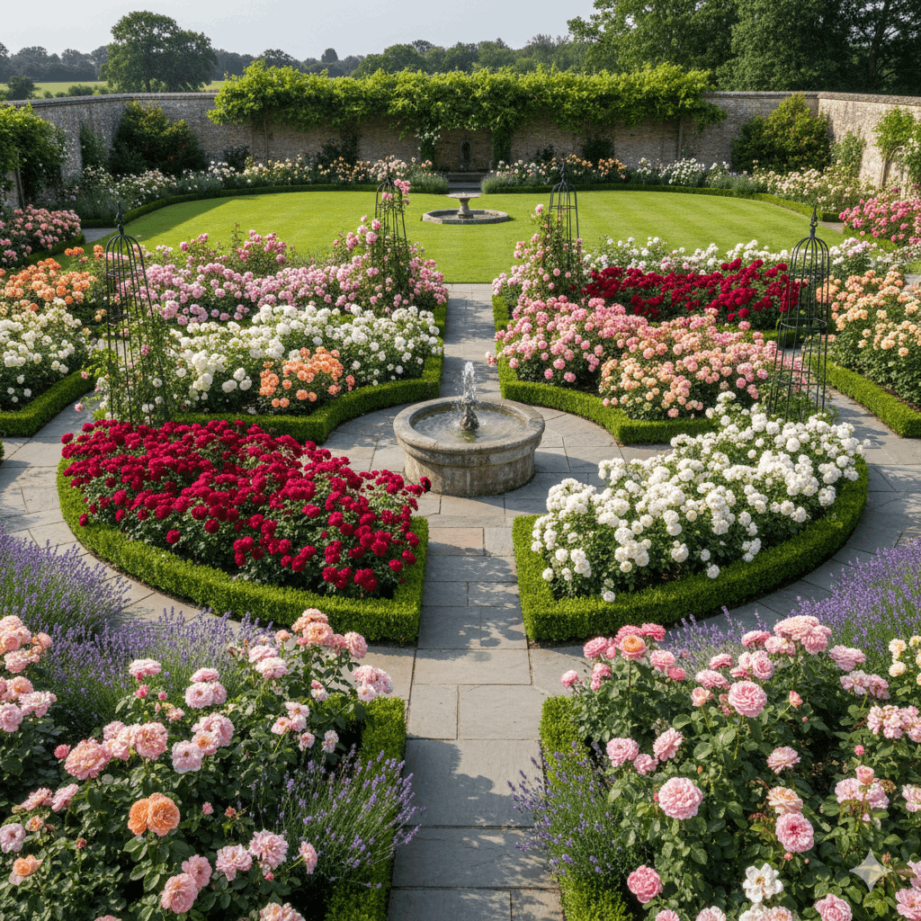 Rosenbeet gestalten Ideen und Trends 2026 für deinen Garten