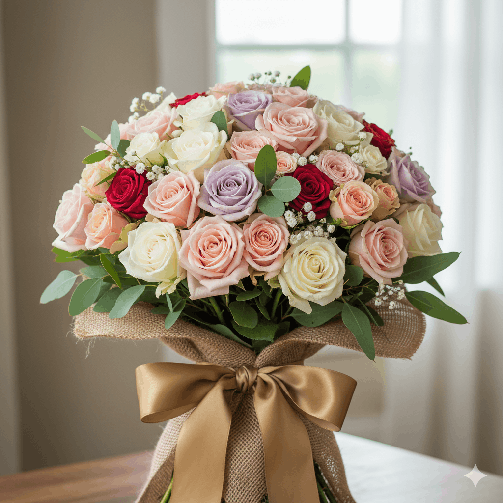 Rosenstrauß Ideen 2026 Kreative Blumenarrangements mit Rosen