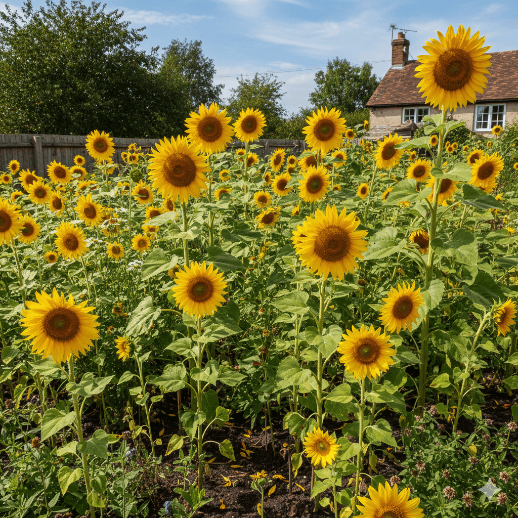Sonnenblumen im Garten – Ideen für eine sommerliche Gartengestaltung 2026