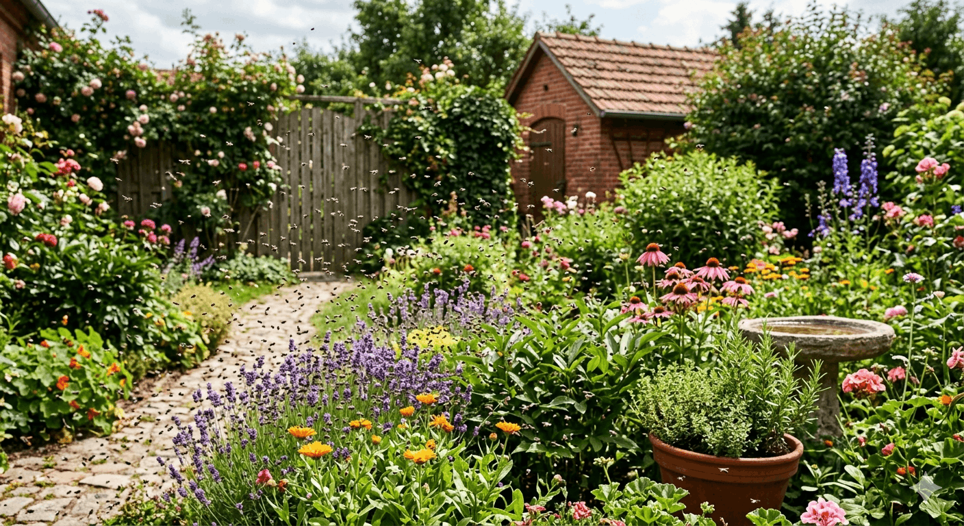 Hunderte Fliegen im Garten – was tun (2026)