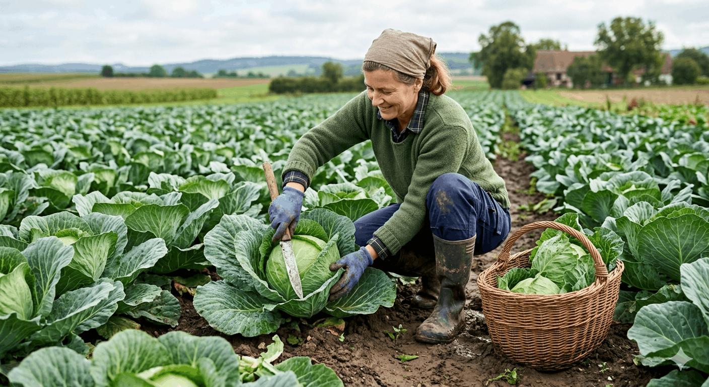 Kohl ernten – bester Zeitpunkt (2026)