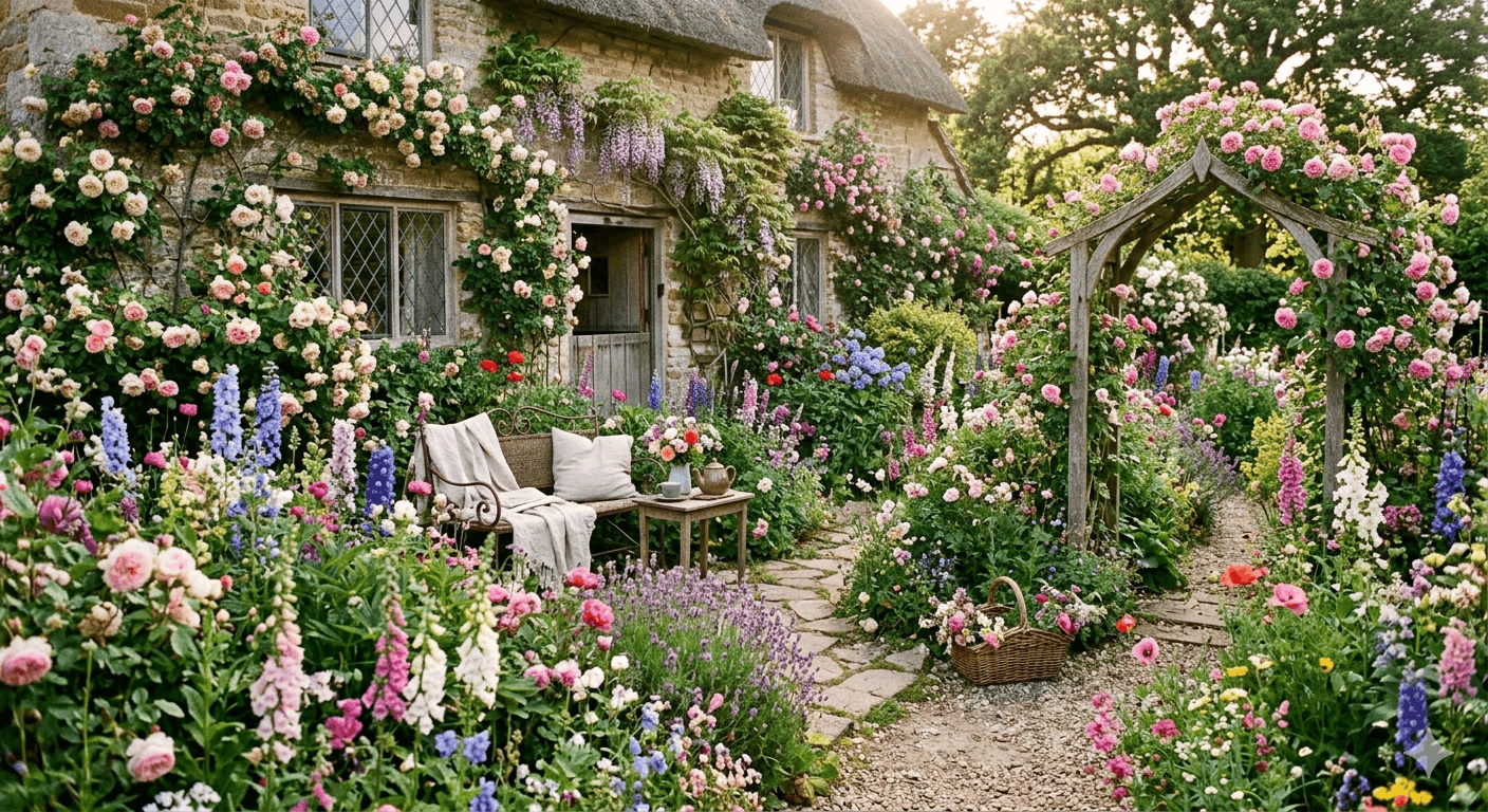 Cottagecore Garten So gestaltest du ein romantisches Blütenmeer 2026